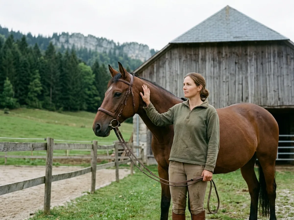 Cours d'équitation à Méry, Savoie