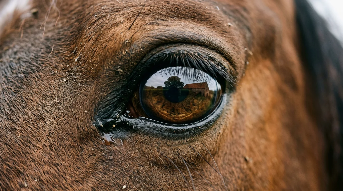Un regard de cheval, Écuries de la Pl Hennitude, Méry