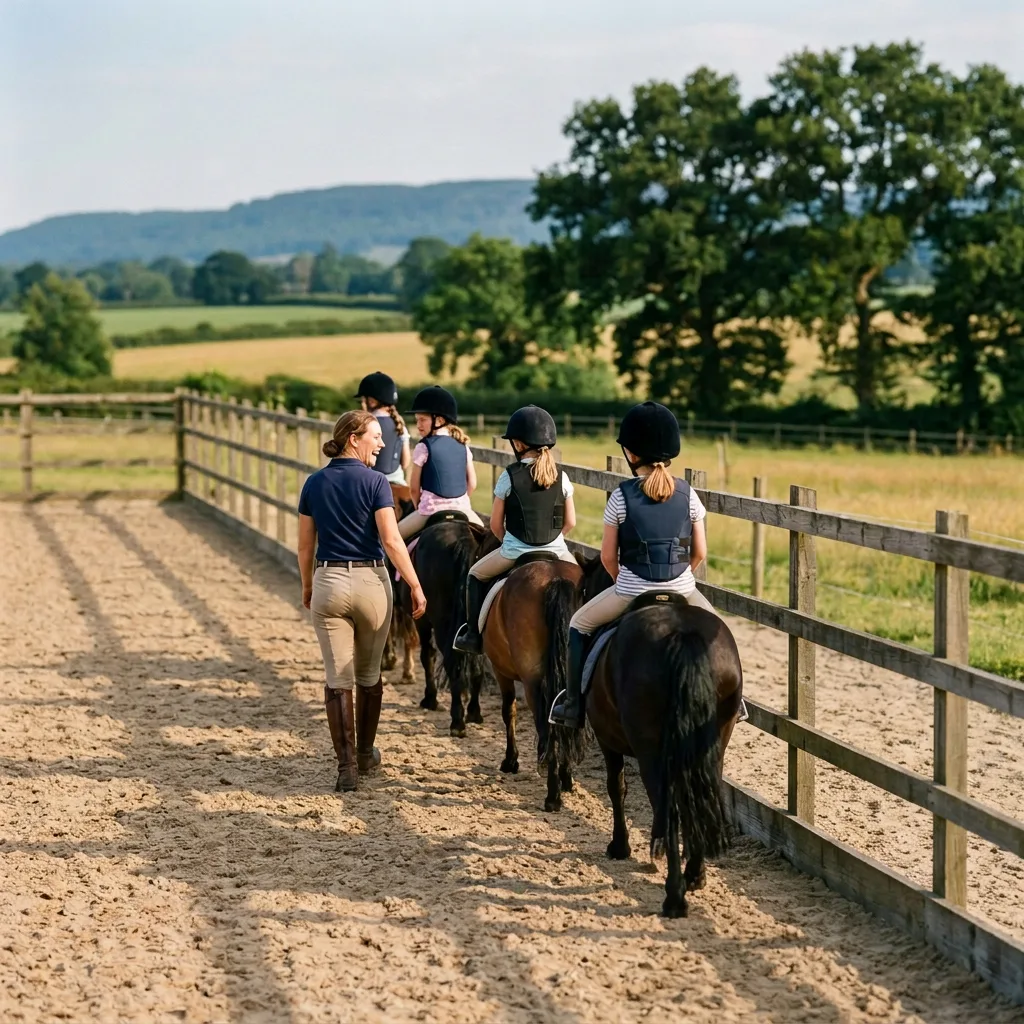 Cours de poney à Méry, Savoie